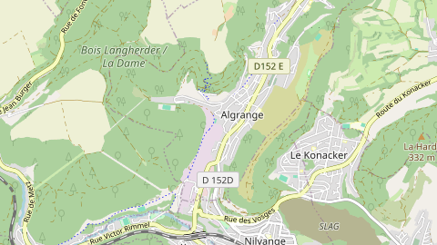 Carte de localisation de l'évènement