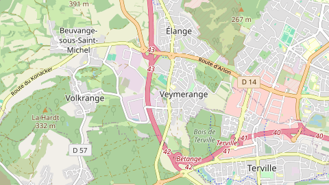 Carte de localisation de l'évènement