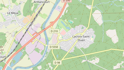 Carte de localisation de l'évènement