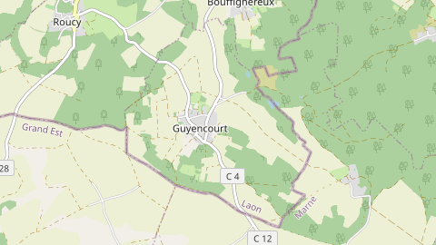 Carte de localisation de l'évènement