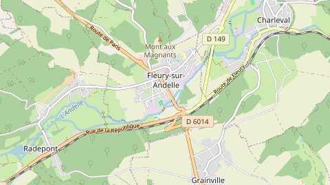 Carte de localisation de l'évènement