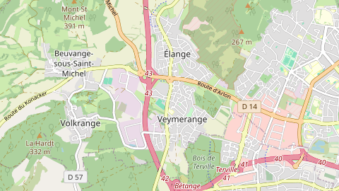 Carte de localisation de l'évènement