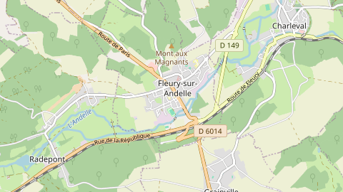 Carte de localisation de l'évènement