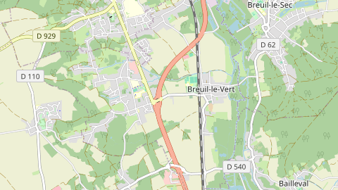 Carte de localisation de l'évènement