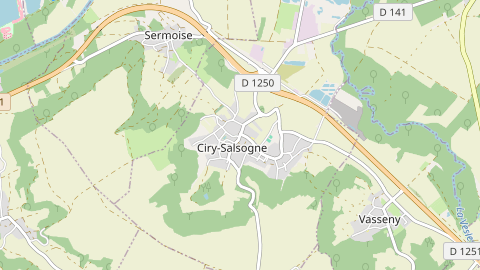 Carte de localisation de l'évènement