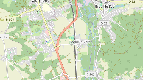 Carte de localisation de l'évènement