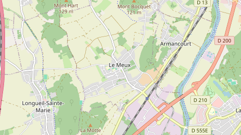 Carte de localisation de l'évènement