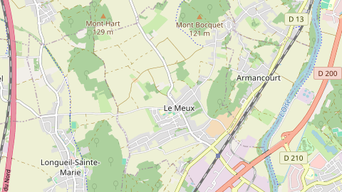 Carte de localisation de l'évènement