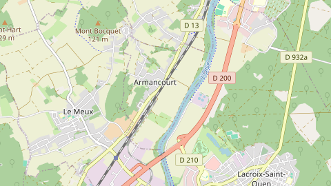 Carte de localisation de l'évènement