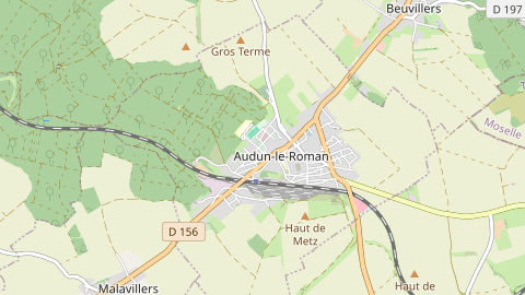 Carte de localisation de l'évènement