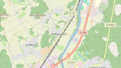 Carte de localisation de l'évènement