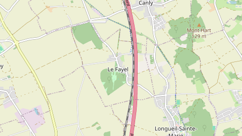 Carte de localisation de l'évènement
