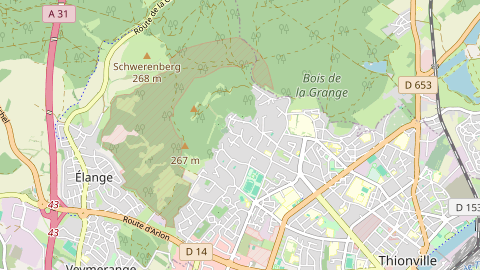 Carte de localisation de l'évènement