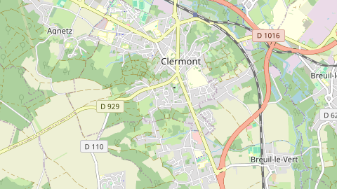 Carte de localisation de l'évènement