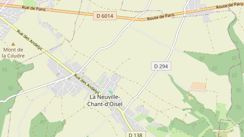 Carte de localisation de l'évènement