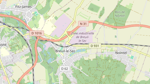 Carte de localisation de l'évènement