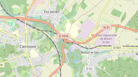 Carte de localisation de l'évènement