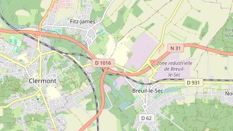 Carte de localisation de l'évènement
