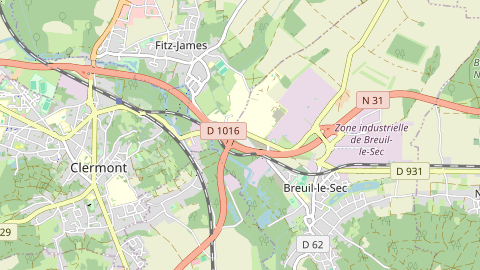 Carte de localisation de l'évènement