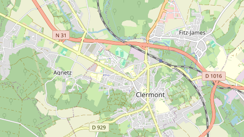 Carte de localisation de l'évènement