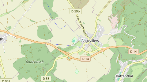 Carte de localisation de l'évènement