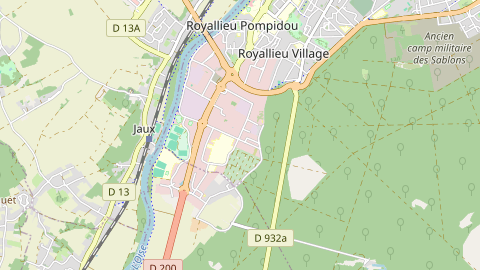 Carte de localisation de l'évènement