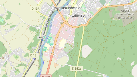 Carte de localisation de l'évènement