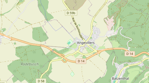 Carte de localisation de l'évènement