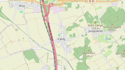 Carte de localisation de l'évènement