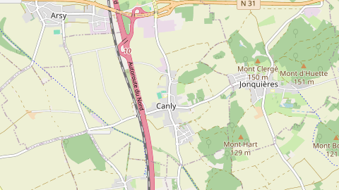 Carte de localisation de l'évènement