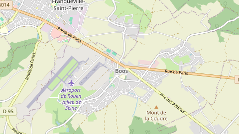 Carte de localisation de l'évènement