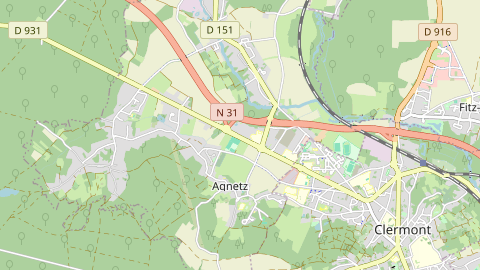 Carte de localisation de l'évènement