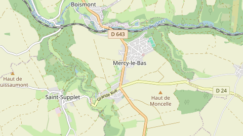 Carte de localisation de l'évènement