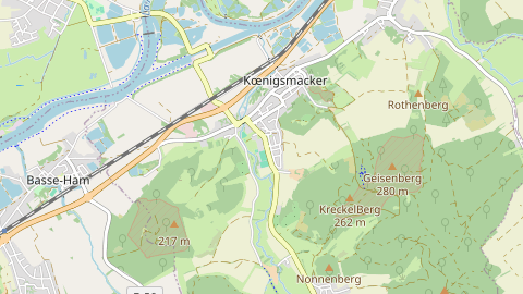 Carte de localisation de l'évènement