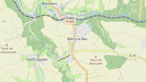 Carte de localisation de l'évènement