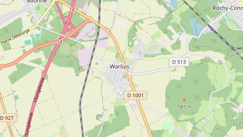 Carte de localisation de l'évènement