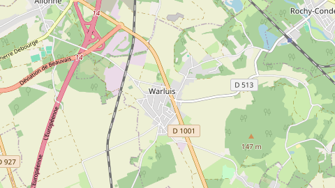 Carte de localisation de l'évènement