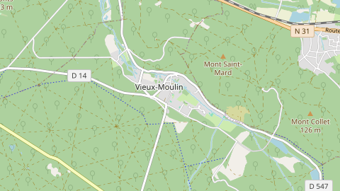 Carte de localisation de l'évènement