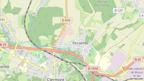 Carte de localisation de l'évènement