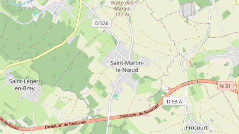 Carte de localisation de l'évènement