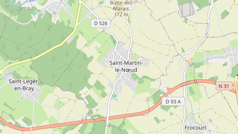 Carte de localisation de l'évènement