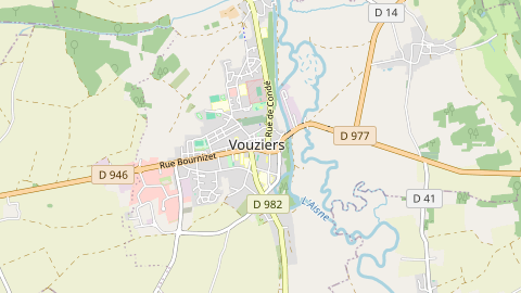 Carte de localisation de l'évènement