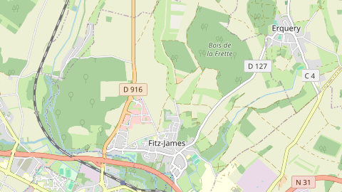 Carte de localisation de l'évènement