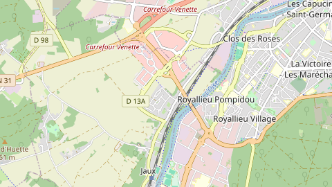 Carte de localisation de l'évènement