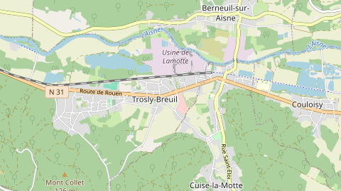 Carte de localisation de l'évènement