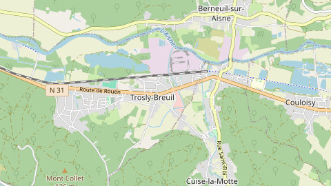 Carte de localisation de l'évènement