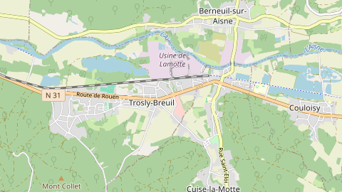 Carte de localisation de l'évènement