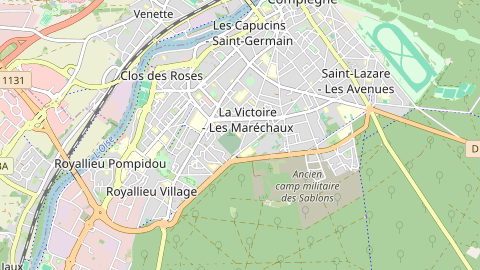 Carte de localisation de l'évènement