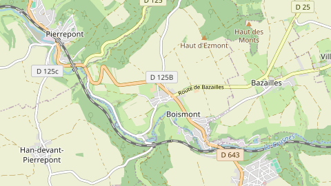Carte de localisation de l'évènement