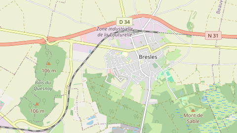 Carte de localisation de l'évènement